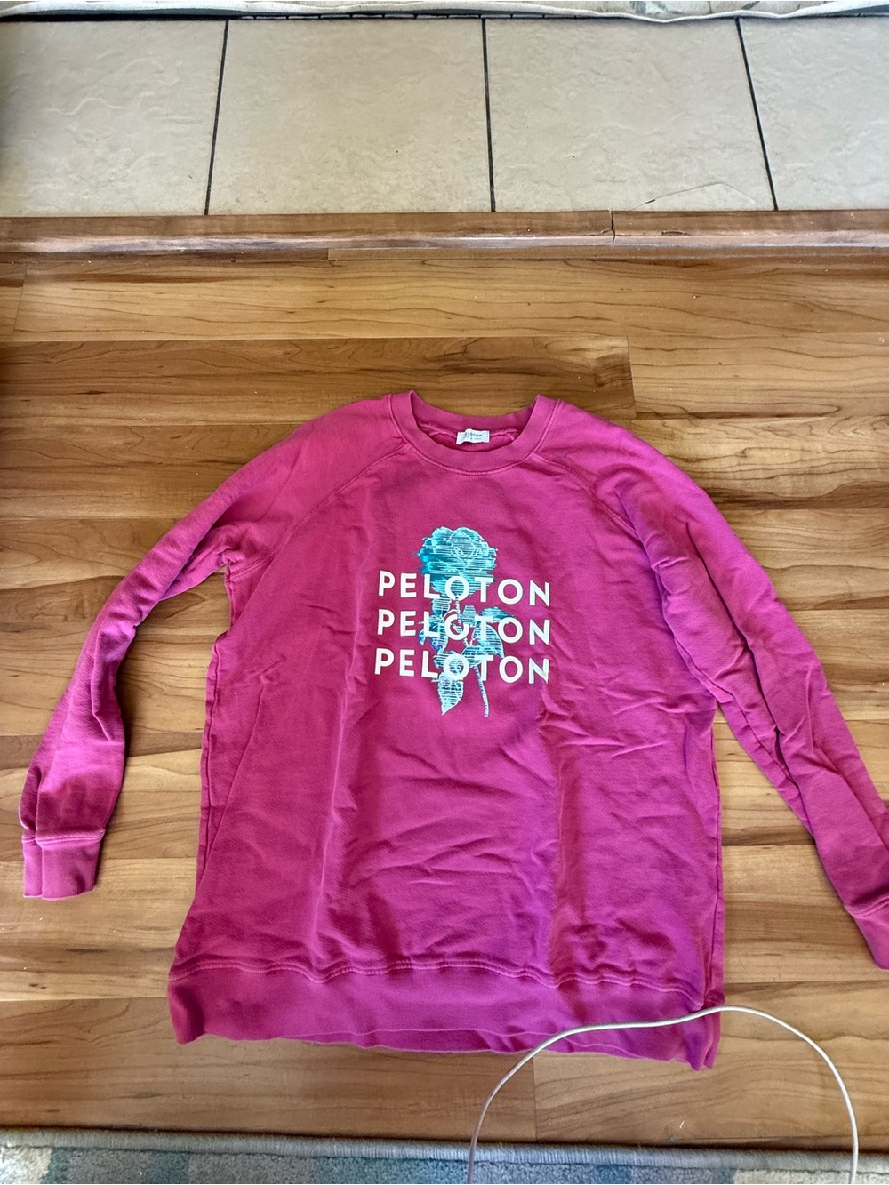 Peloton Hot Pink Crewneck Sweatshirt